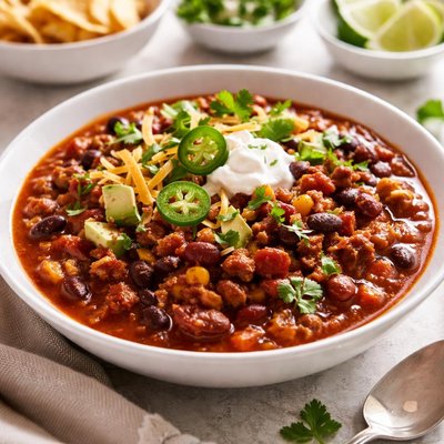 Three bean chili