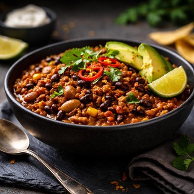 Three bean chilli