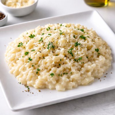 Three cheese risotto