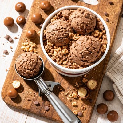 Thrifty chocolate malted crunch