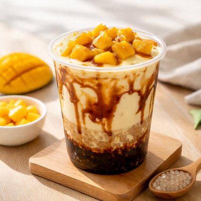 Tiger sugar mango sago