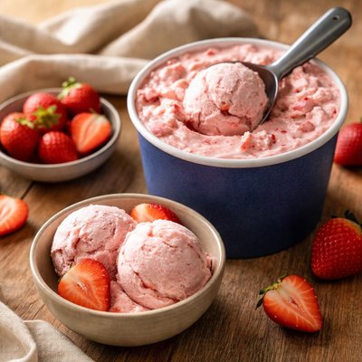 Tilamook strawberry ice cream