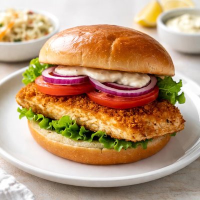 Tilapia sandwich