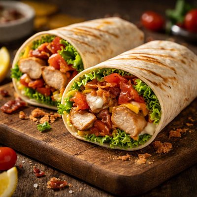 Tim horton grilled chicken bacon wrap
