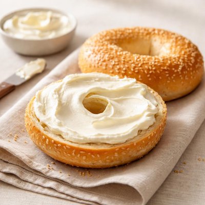 Tim hortons bagel and cream cheese