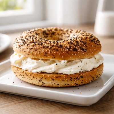 Tim hortons everything cream cheese bagel