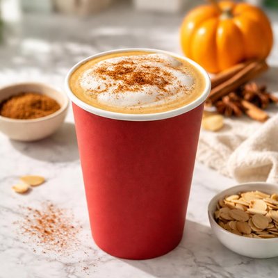 Tim hortons large pumpkin spice latte almond milk no whip