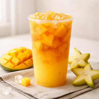 蒂姆霍顿斯 芒果杨桃果汁浸泡器