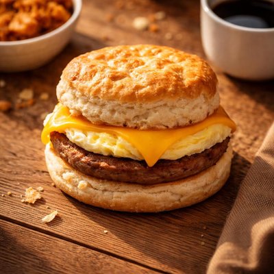 Tim hortons sausage egg and biscuit