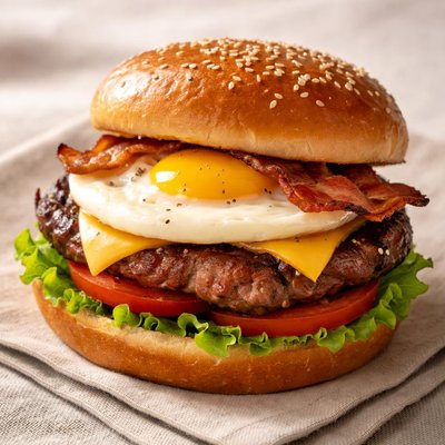 Tim hortons steak and egg bugger