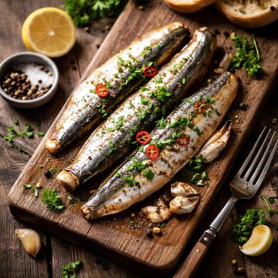 Tin mackerel fillets