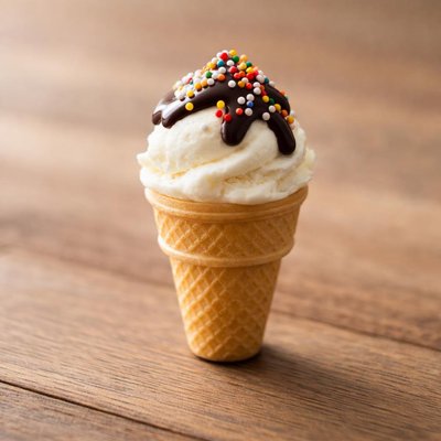 Tiny ice cream cone