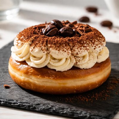 Tiramisu donut