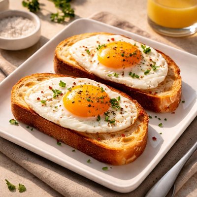 Toast and egg