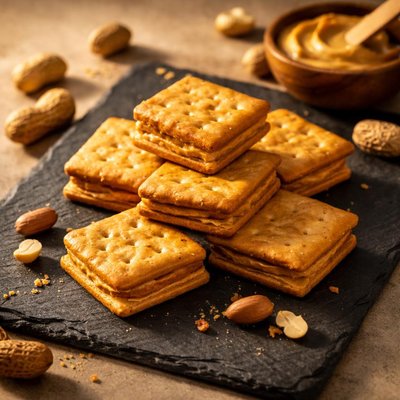 Toast cheese peanut butter crackers