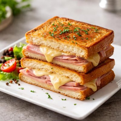 Toast formaggio e prosciutto