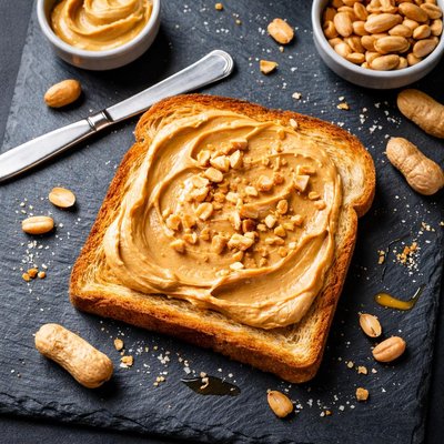 Toast peanut butter
