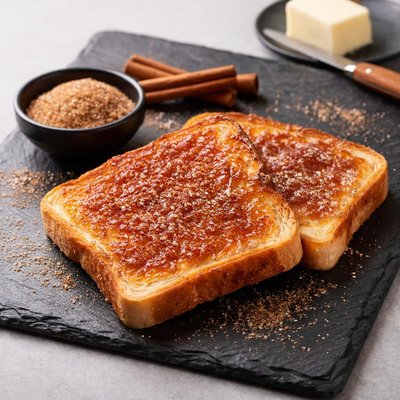 Toast with cinnamon