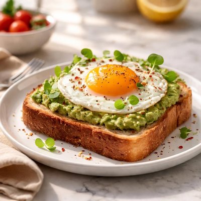 Toast with egg