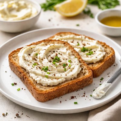 Toast with spread