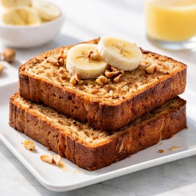 Toasted banana bread