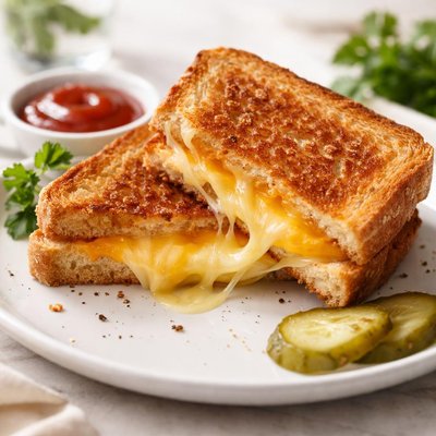 Toasted cheese sandwich