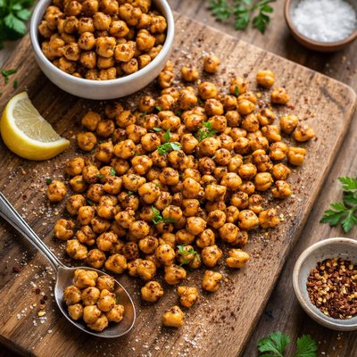 Toasted chickpeas