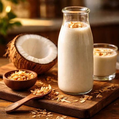 Toasted coconut milk