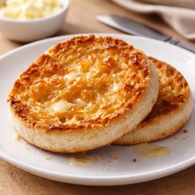 Toasted english muffin