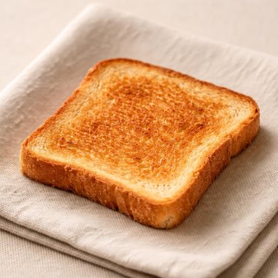 Toasted slice of bread