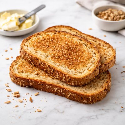 Toasted spelled bread