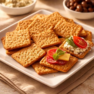 Toasteds harvest wheat crackers