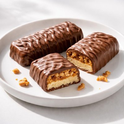 Toffee crisp biscuit