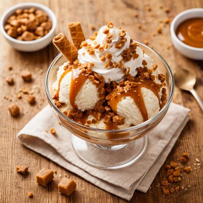 Toffee sundae