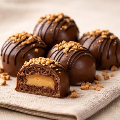 Toffee truffle chocolate candy