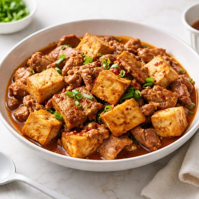 Tofu and pork