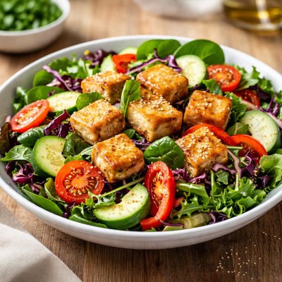 Tofu and vegetable salad