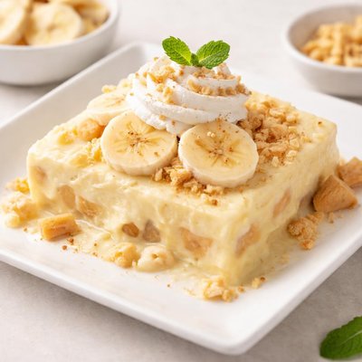 Tofu banana pudding