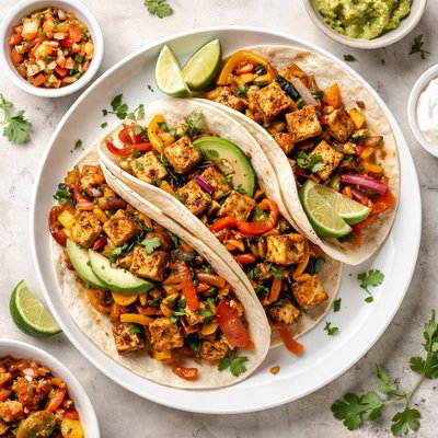 Tofu fajitas