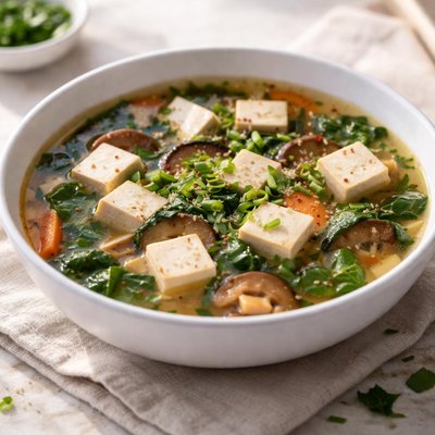 Tofu soup