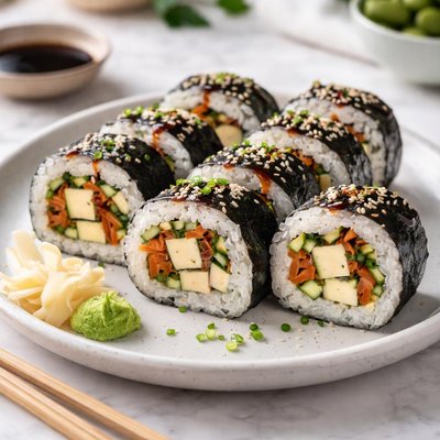 Tofu sushi roll