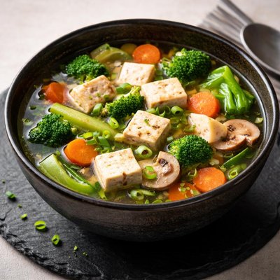Tofu vegetable soup