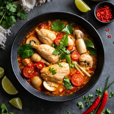 Tom yum chicken