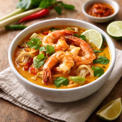 Sopa tom yum goong