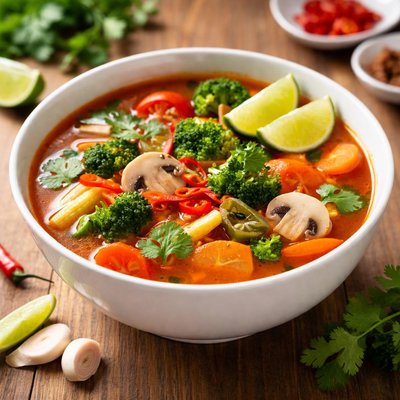 Tom yum soup vegetable