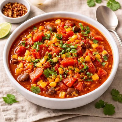 Tomato and corn stew