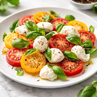 Tomato and mozzarella salad