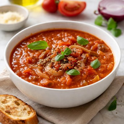 Tomato and onion soup