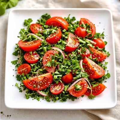 Tomato and parsley salad