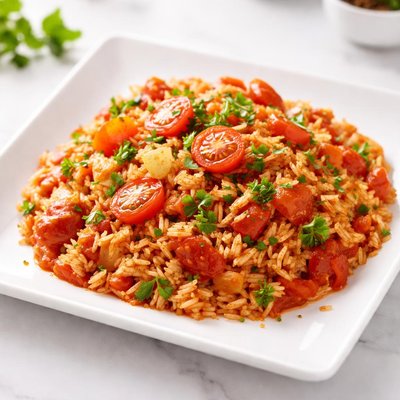 Tomato and rice dish